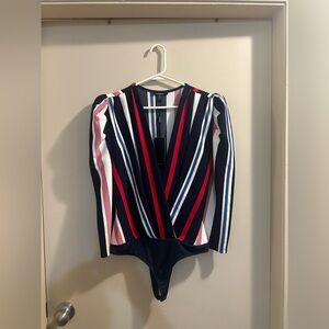 Striped Long Sleeve Bodysuit